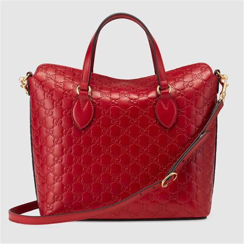 gucci red leather handbag|vintage leather gucci handbags.